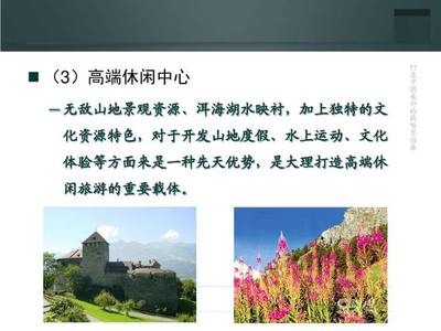 大理洱海畔 高端休閑度假旅游地產(chǎn)項目策劃方案